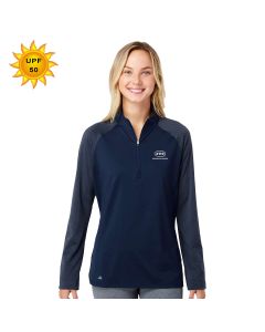 Adidas - Women's Stripe Block Quarter-Zip