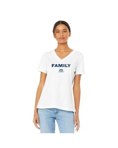 Mascaro Family - Women's Relaxed Ringspun Short Sleeve V-Neck T-Shirt