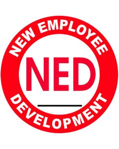 Mascaro - New Employee Development - NED Hard Hat Stickers